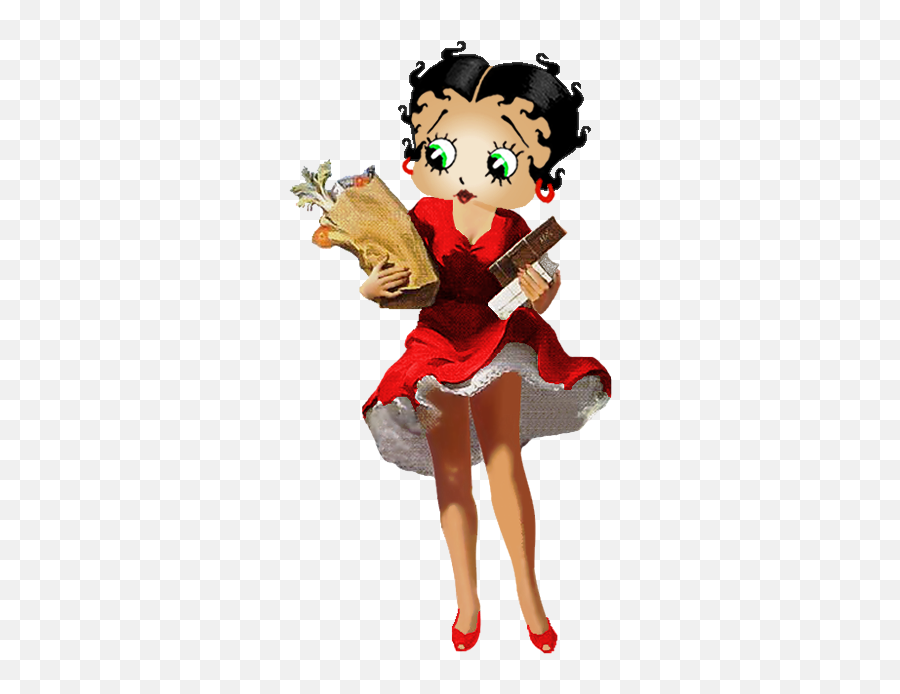 Betty Boop Cool Breeze Photo - Betty Boop Shopping Png,Betty Boop Png