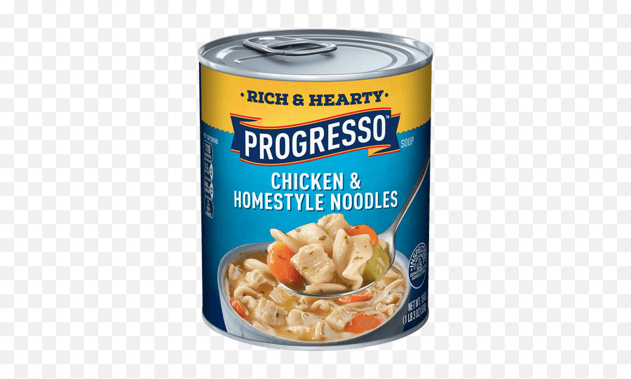 Rich U0026 Hearty Chicken Homestyle Noodles Canned Soup - Progresso Chicken Noodle Soup Png,Noodles Transparent