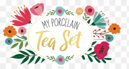 Tea Sets Bright Stripes Png Set