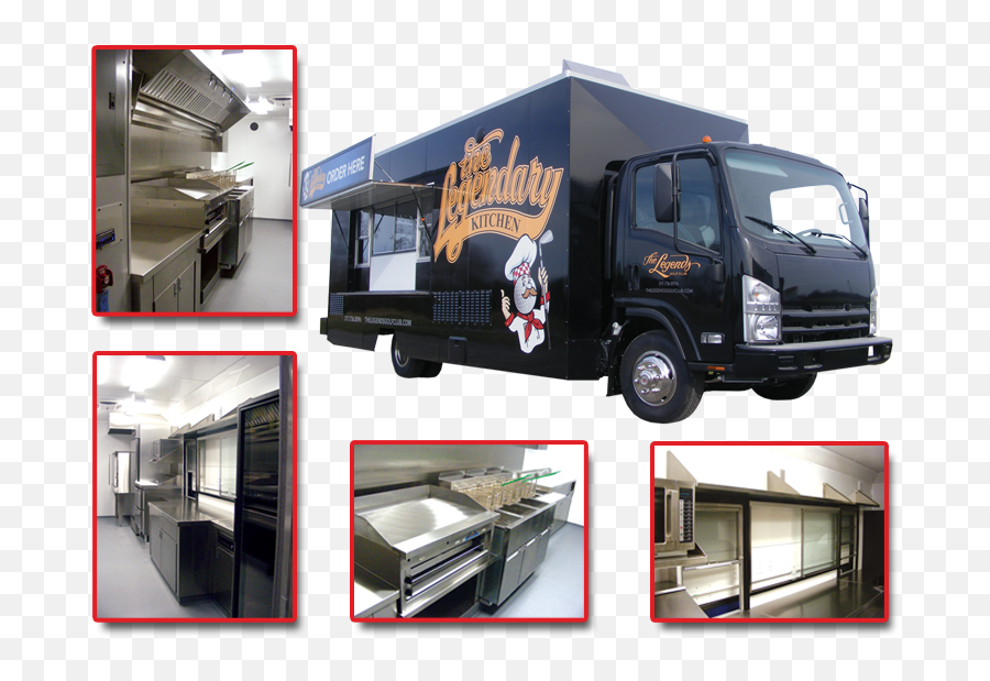 Download Hd Isuzu Footprint - Isuzu Box Truck Food Truck Isuzu Food Truck Png,Food Truck Png