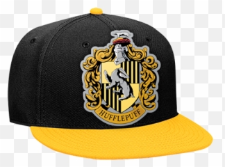 Hufflepuff Snapback Flat Bill Hat - Hufflepuff Crest Png,Hufflepuff Png