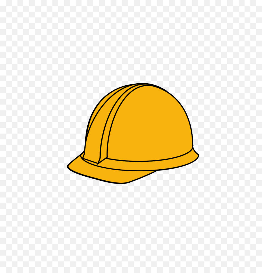 cartoon construction hat