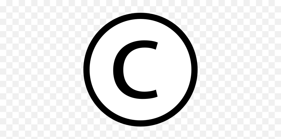 Copyright Symbol Png Clipart - Circle,Copyright Symbol Transparent Background