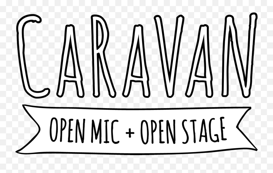 Download Caravan Open Mic Stage - Calligraphy Png,Open Mic Png