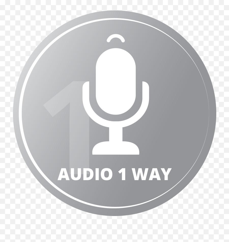 Download 2 Way Audio Icon - Icone De Microfone Integrado Png,Audio Icon Png