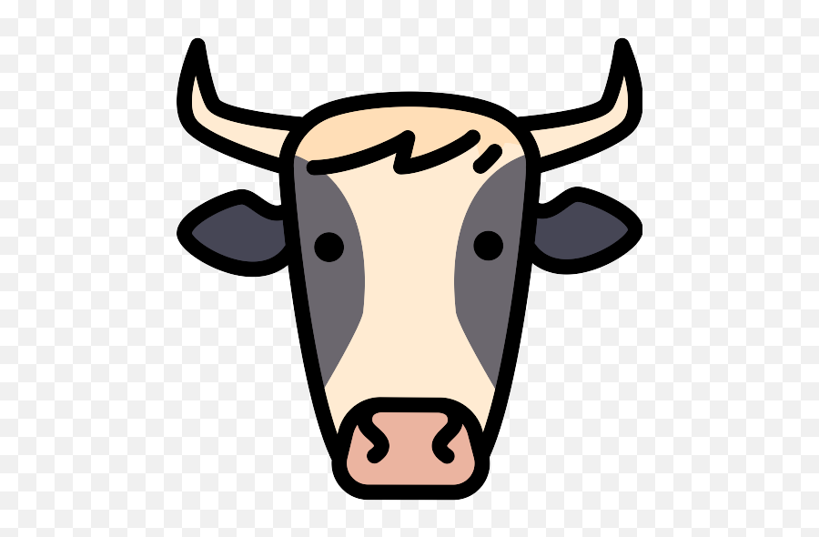 Cow Png Icon - Cow Head Vector Png,Cow Png