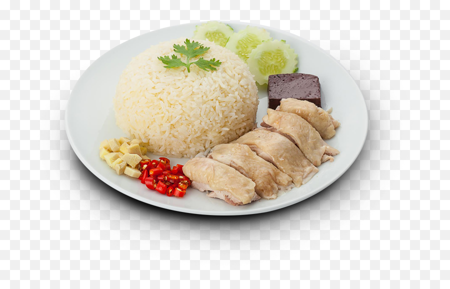 Download Hd Dish - Chicken Rice Transparent Png Image Hainanese Chicken Rice Png,Rice Transparent