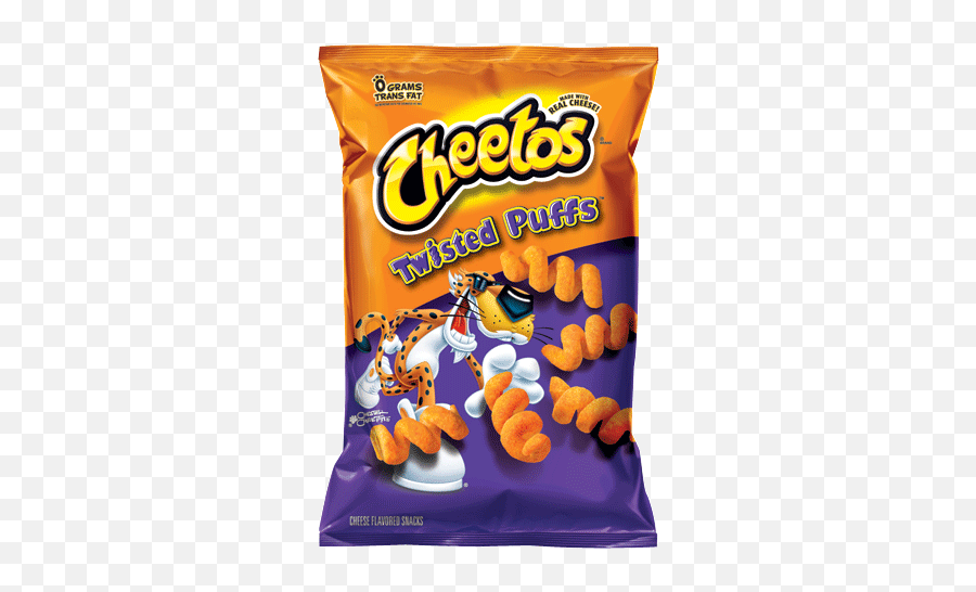 Cheetos Puffs Twisted Cheese Flavored Snacks - Hot Cheetos Png,Cheeto Transparent