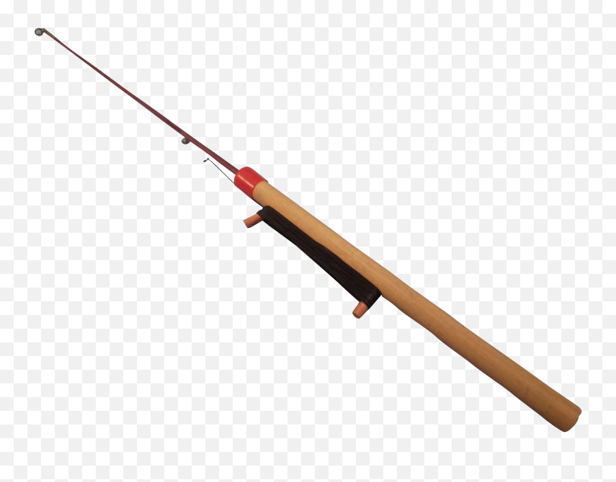 Fishing Pole Png - Old Ice Fishing Rod,Fishing Rod Png