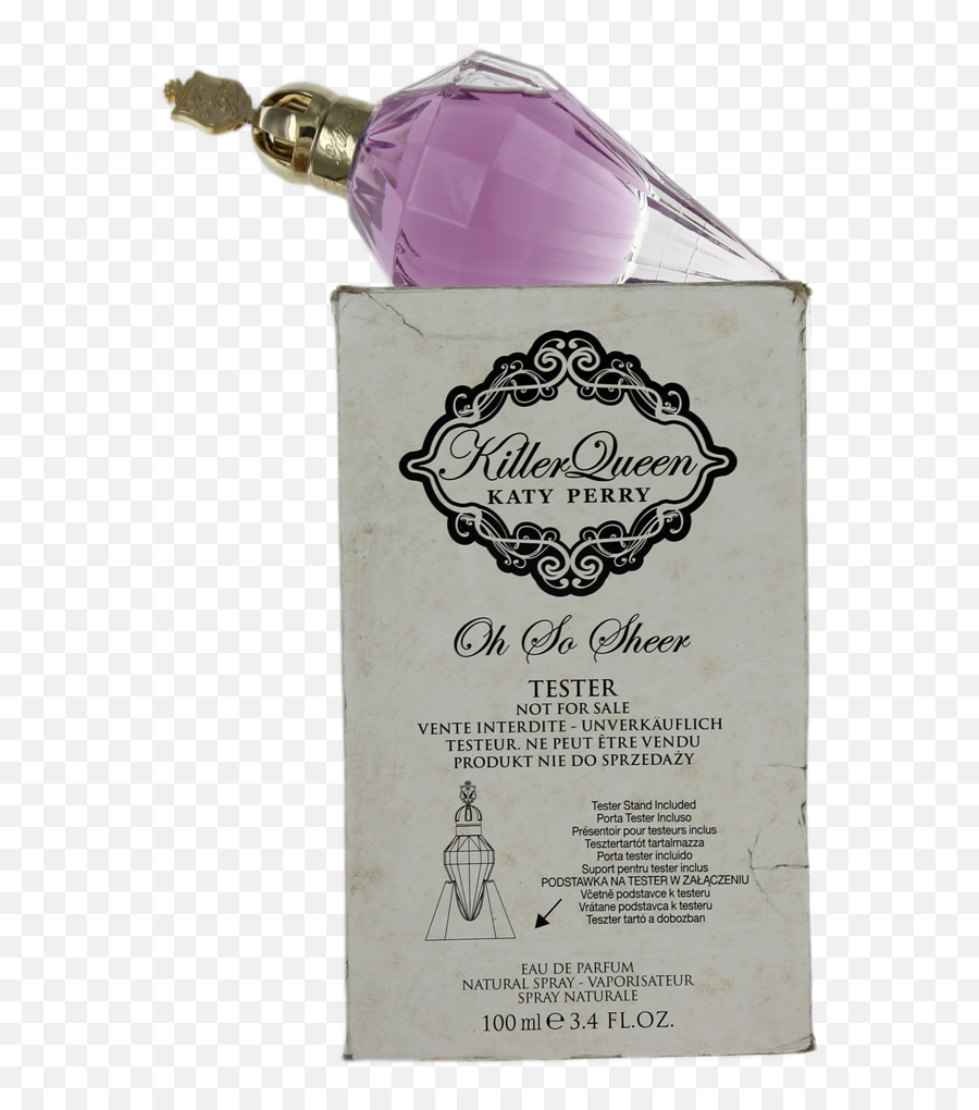 Details About Killer Queen Oh So Sheer By Katy Perry For Women Edp Spray Perfume 34oz Tester - Water Bottle Png,Killer Queen Png