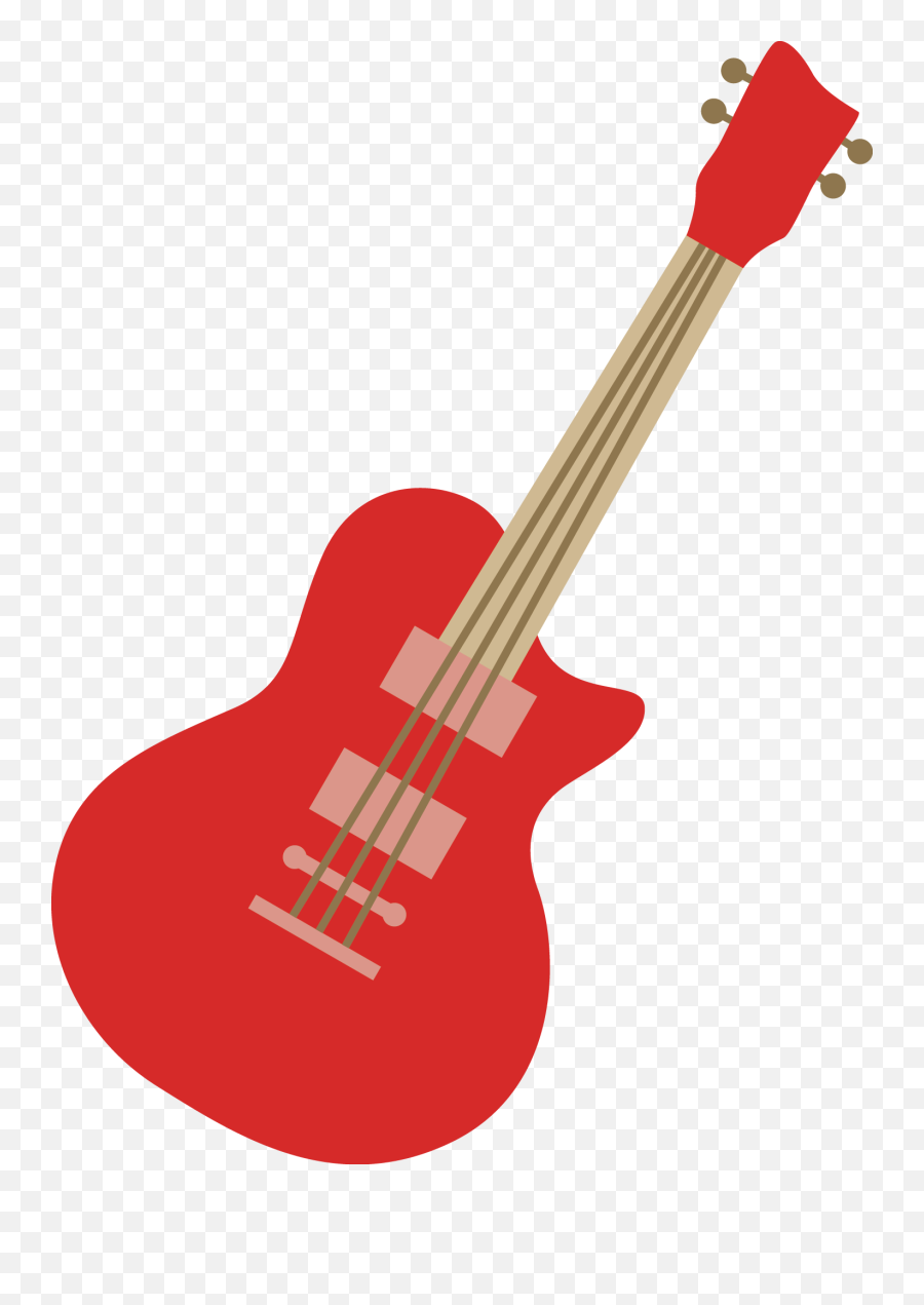 Bass Guitar Electric Icon - Transparent Red Guitar Icon Png,Guitar Icon Png
