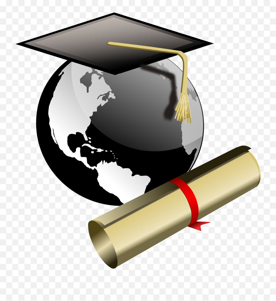 College Degree Png Transparent - Graduation Globe Clipart,College Png