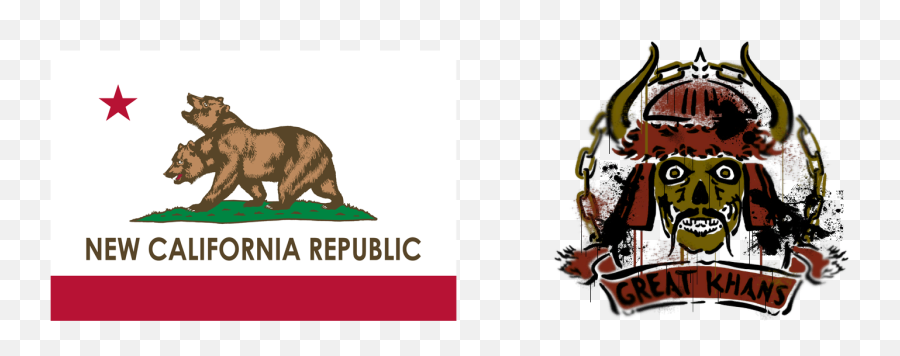 War - New California Republic Flag Png,California Flag Png