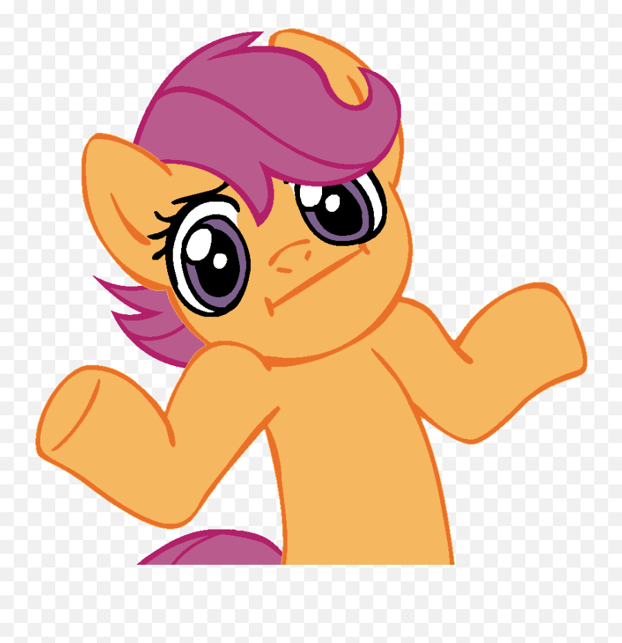 Pinkie Pie Shrug Clipart Png Download - My Little Pony Shrug,Shrug Png
