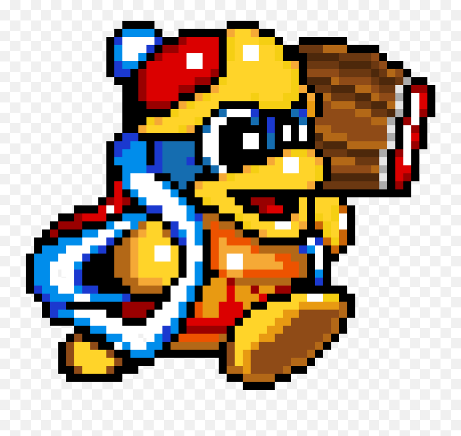 Pixilart - King Dedede By Spacetea Pixel Art King Dedede Png,King Dedede Png