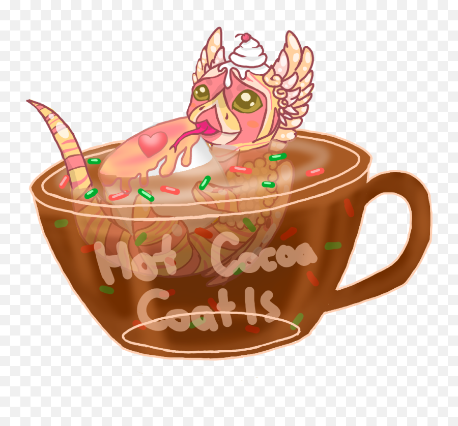 Hot Cocoa Coatls Open Adoptables Flight Rising - Cartoon Png,Hot Cocoa Png