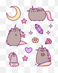 Pusheen Unicorn Cat Cute Cats - Unicorn Pusheen Png,Pusheen Cat Png