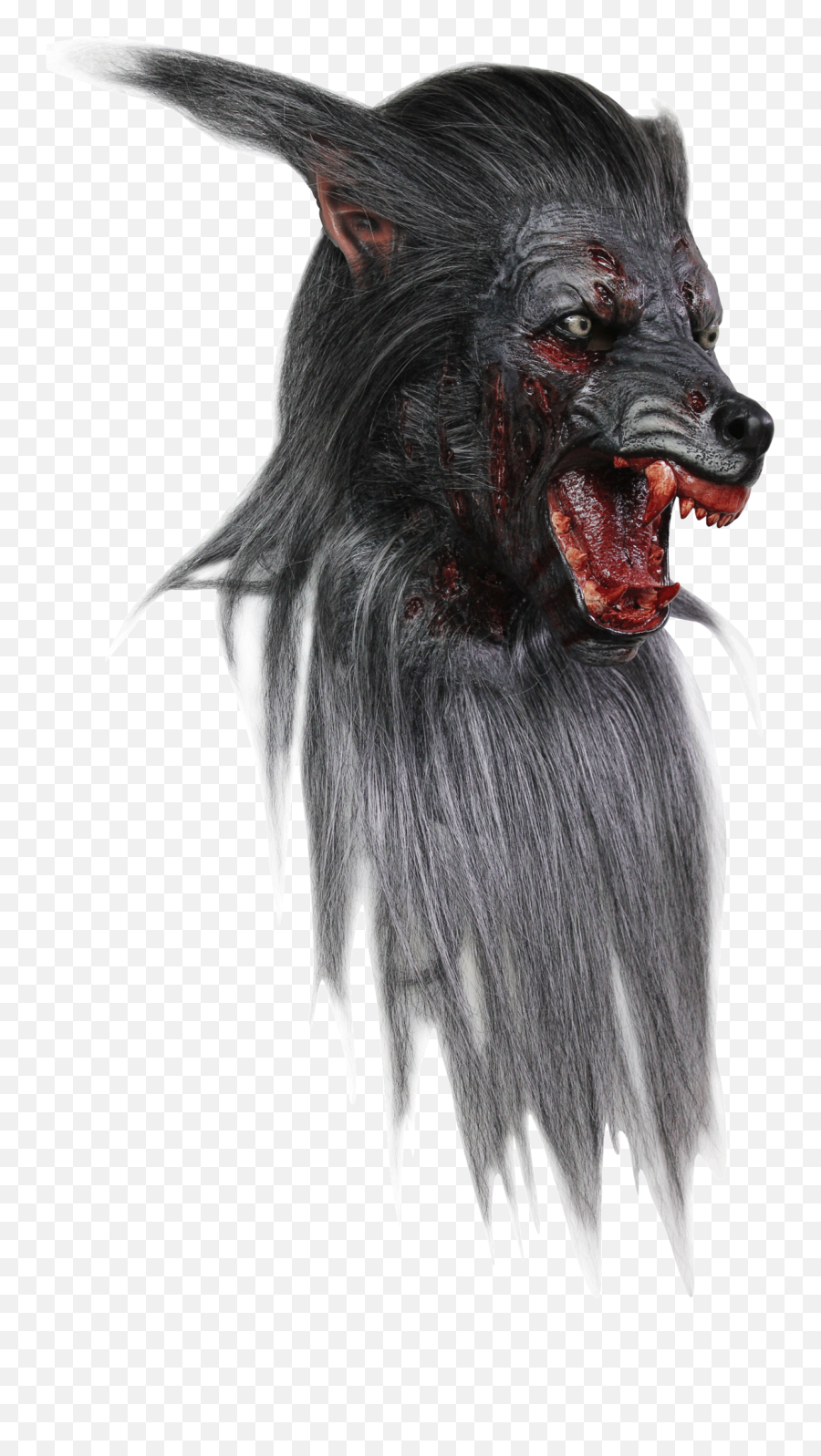 Download Hd Black Wolf Mask - Mascaras De Hombre Lobo Werewolf Mask Png,Lobo Png