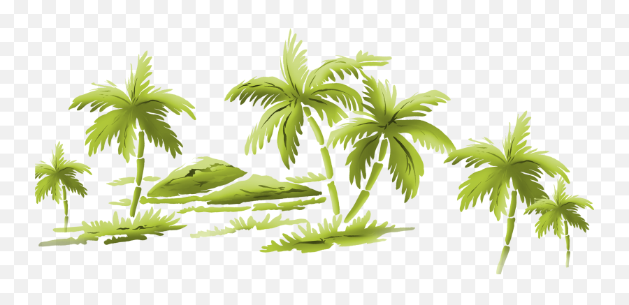 Palm Tree Png - Beach Flower,Palm Tree Leaf Png