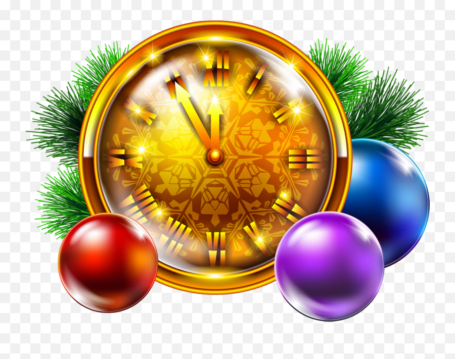 Library Of Christmas Clock Free Stock Png Files - Christmas Clock Clip Art,Clock Clipart Transparent