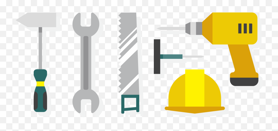 construction tools cartoon