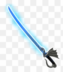 True Blue Dragon Katana - Rpg Simulator png
