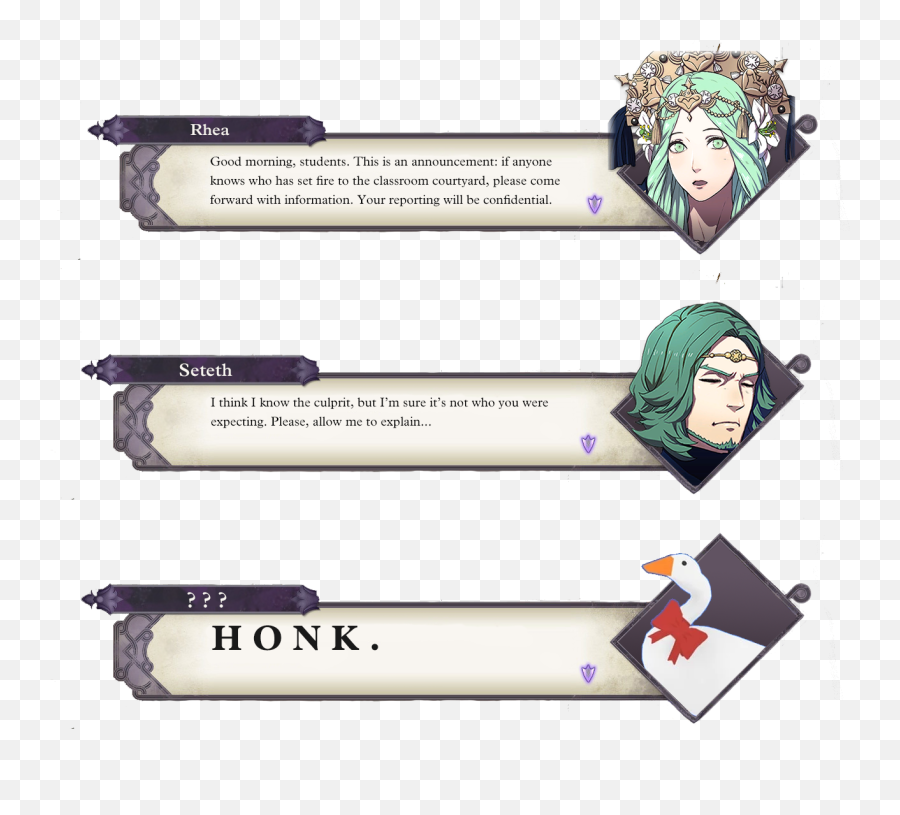 I Found The Chat Box Template And Font - Fire Emblem Three Houses Font Png,Chat Box Png