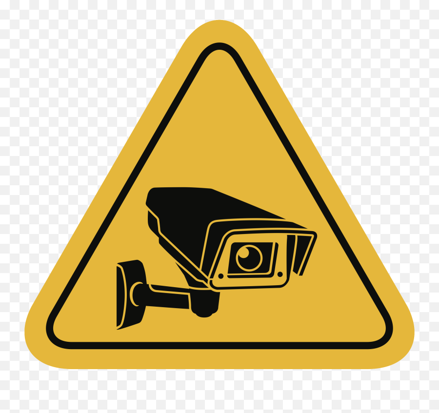 Closed - Circuit Television Surveillance Video Cameras Yellow Security Camera Icon Png,Video Camera Logo