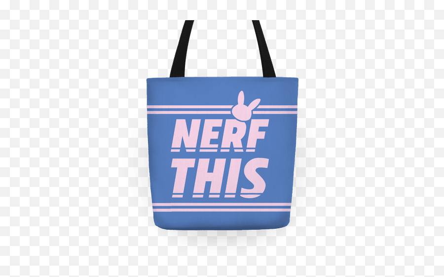 Nerf This Totes Lookhuman - Tote Bag Png,Overwatch Dva Logo
