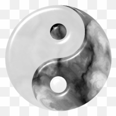 Download Marble Yin Yang Clip Art - Ying With Clear Background png