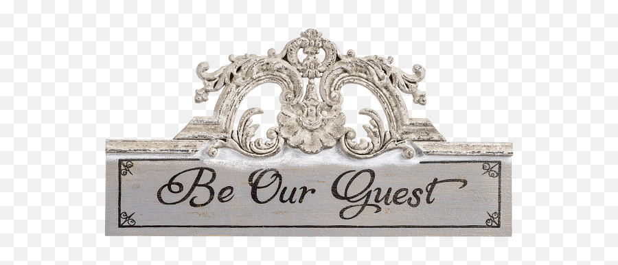 Darice Our Wall Sign - Solid Png,Be Our Guest Png