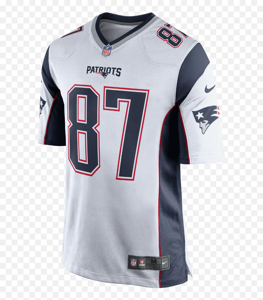 Nike Nfl New England Patriots - White Tom Brady Jersey Png,Rob Gronkowski Png