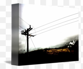Telephone Pole Lines Oil Refinery - Electrical Network png