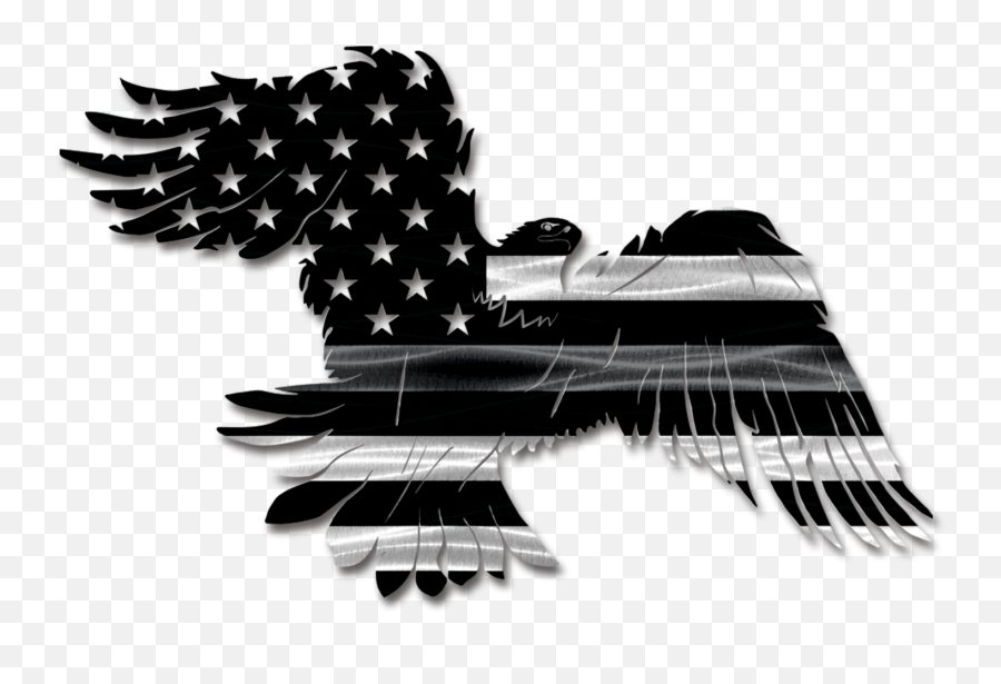 Soaring Eagle American Flag Decor U2013 Frontline Metal - Automotive Decal Png,American Flag Eagle Png