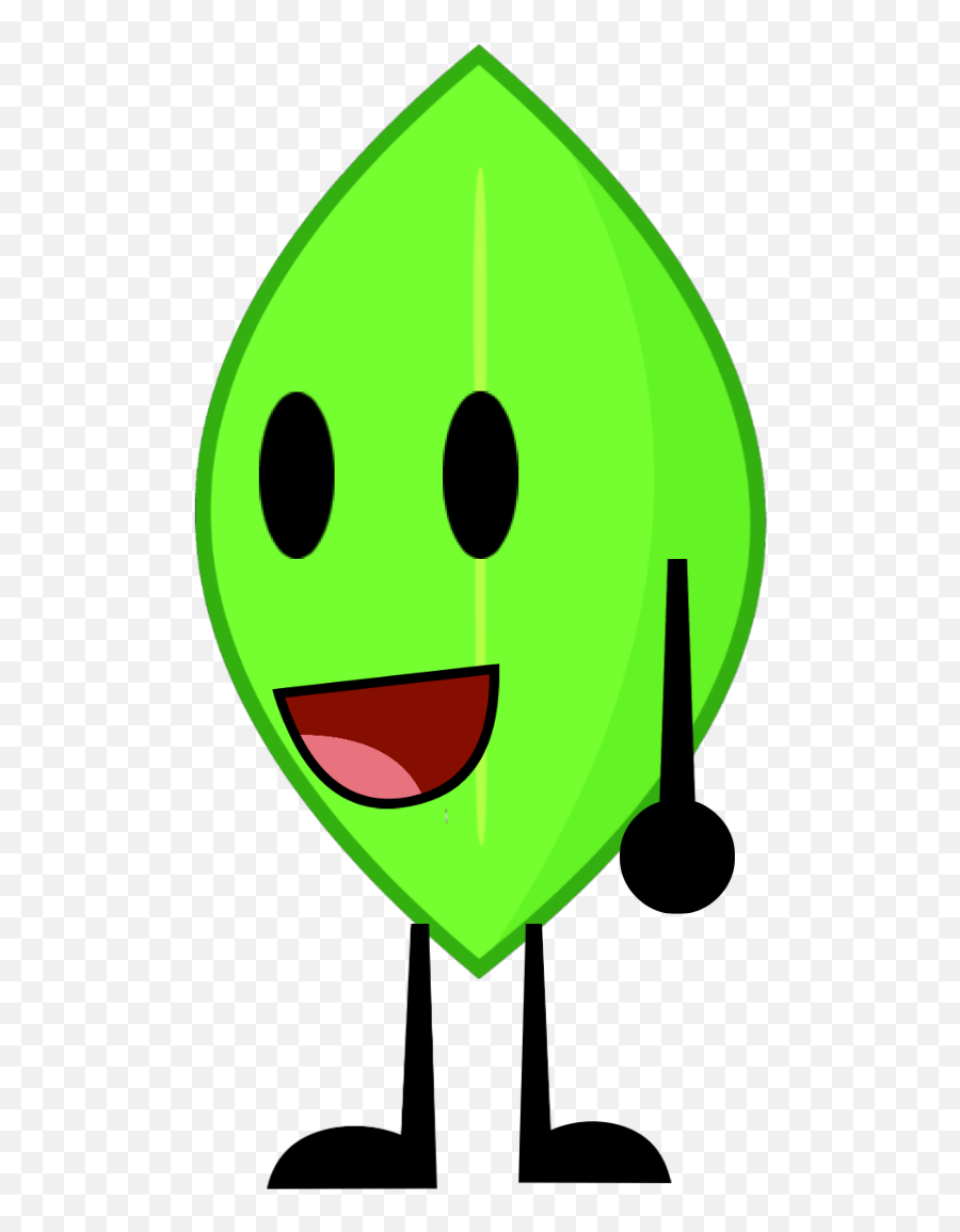 Bfdi Leafy Bfdia Bfb Idfb Sticker - Bfdi Troll Face Png,Bfdi Icon ...