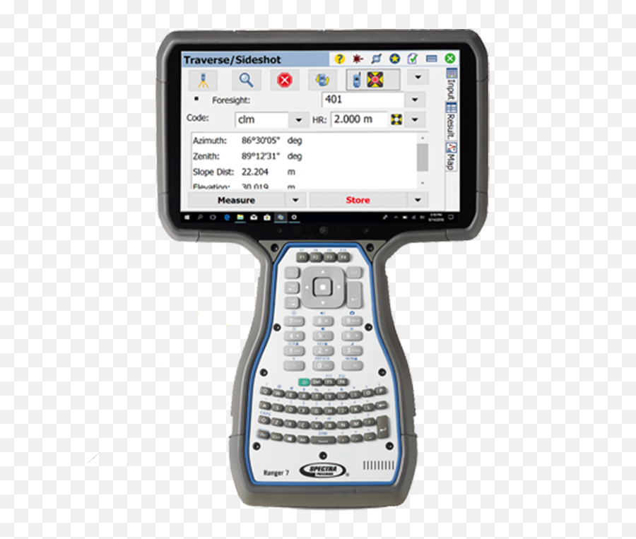 Spectra Precision Ranger 7 Data Collector With Layout Pro - Electronic Field Book Surveying Png,Leica Icon Software