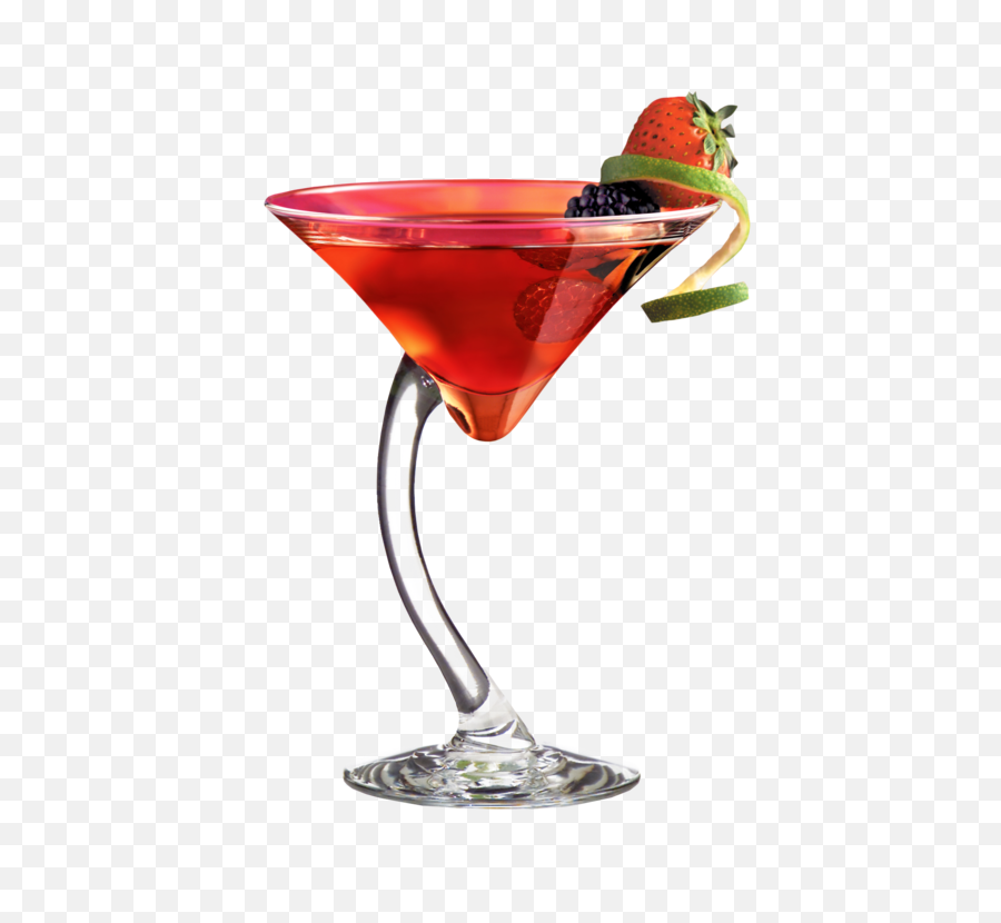 Strawberry Martini Png Image - Trago Escalera Al Infierno,Cocktail Glass Png