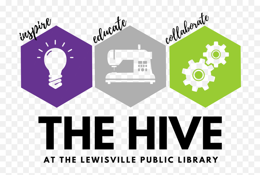 The Hive Lewisville Public Library - Svg Ventures Thrive Logo Png,Makerspace Icon