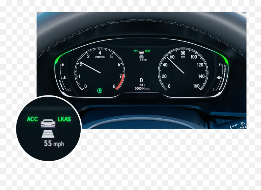 Honda Adaptive Cruise Control Acc Sensing Vern - Lane Keep Assist Honda Accord Png,Dashboard Icon