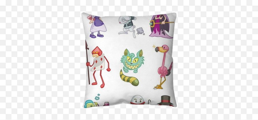 Throw Pillow Cartoon Alice In Wonderland Icon - Pixersus Alice In The Wonderland Icon Png,Alice Icon