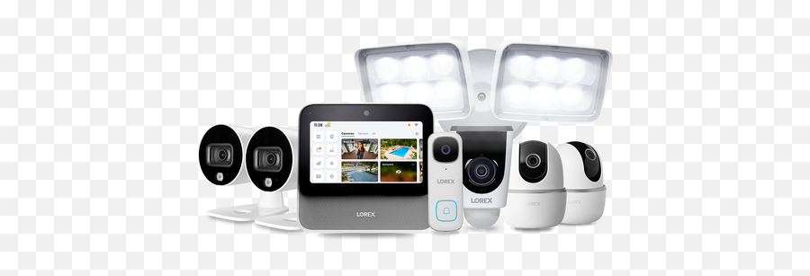 Lorex Smart Home Security System - Protect Your Home Lorex Lorex 1080p Floodlight Camera Png,Panasonic Eluga Icon Cover Online