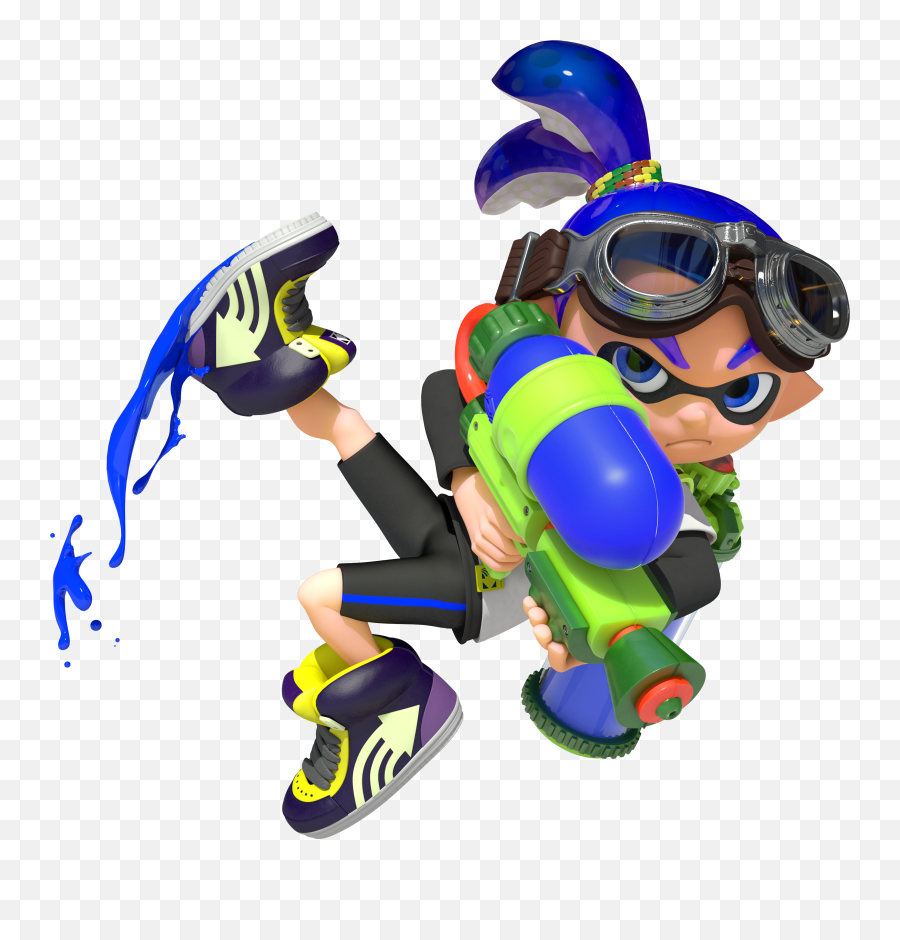 Download Inkling Boy Cg Art - Splatoon 1 Inkling Boy Png,Inkling Png