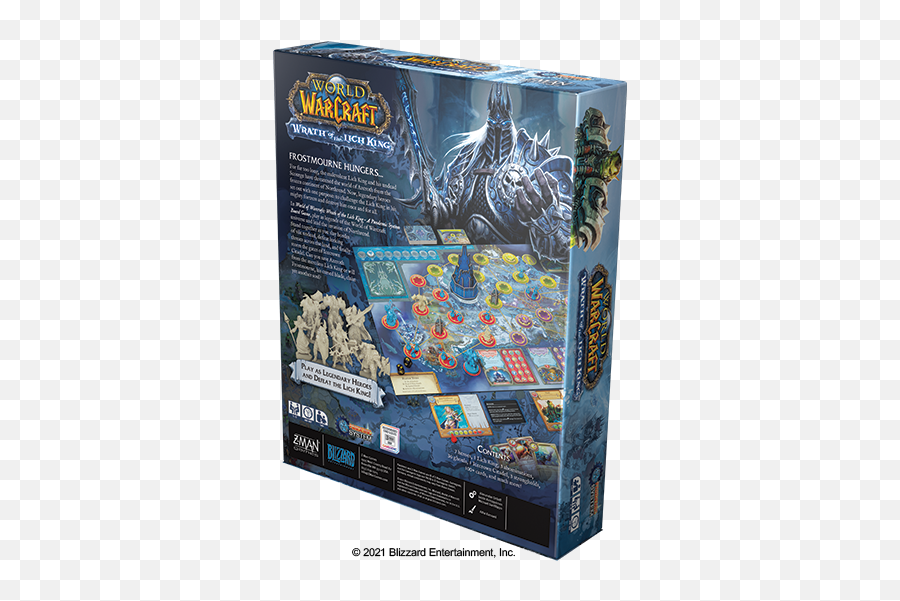 World Of Warcraft Wrath The Lich King A Pandemic System - World Of Warcraft Wrath Of The Lich King Board Game Unbox Png,Scourge Strike Icon Wow