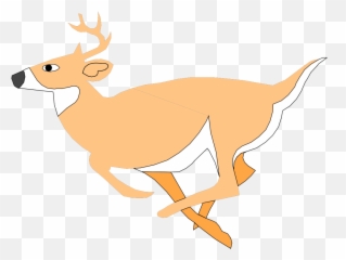 Leaping Deer Cartoon Png Svg Clip For Web - Download Running Clipart Gif