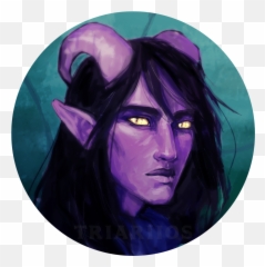 Art Oc Painting Of My Tiefling Ranger Rdnd Png