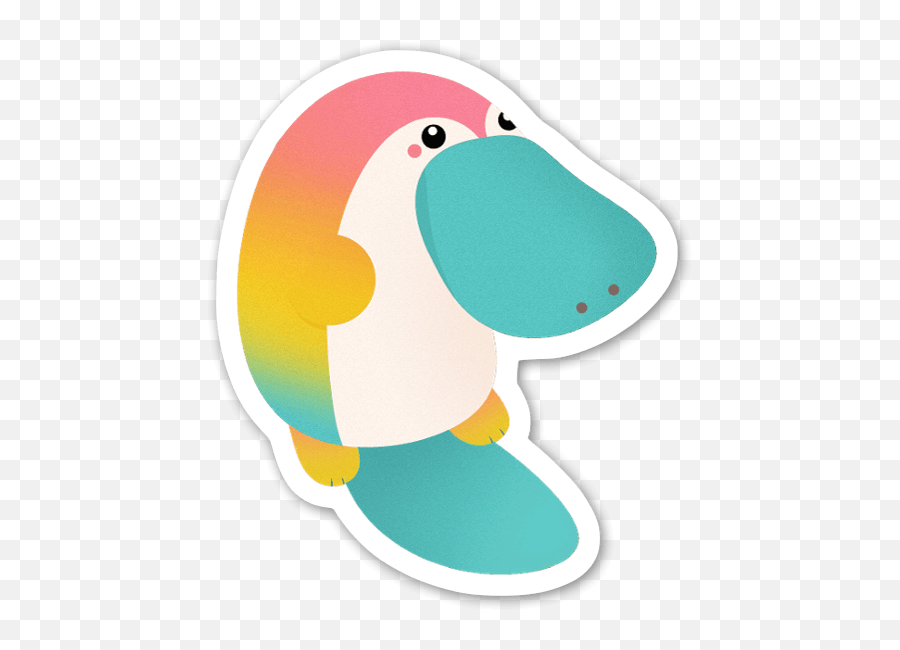 Platypus - Stickerapp Cartoon Png,Platypus Png