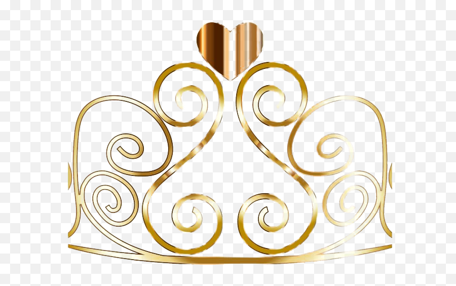 Golden Princess Crown Png Transparent - Transparent Gold Princess Crown Png,Gold Crown Png