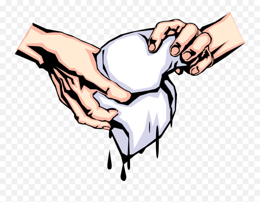 Hands Wringing Out Wet Cloth Png - Wet Cloth Png,Wet Png