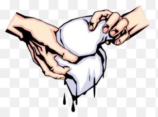 Hands Wringing Out Wet Cloth Png - Wet Cloth Png,Wet Png