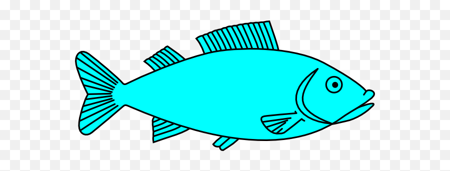 Fish Clipart 5 - Fish Outline Png,Fish Clipart Png